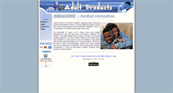 Desktop Screenshot of adultproducts.co.za